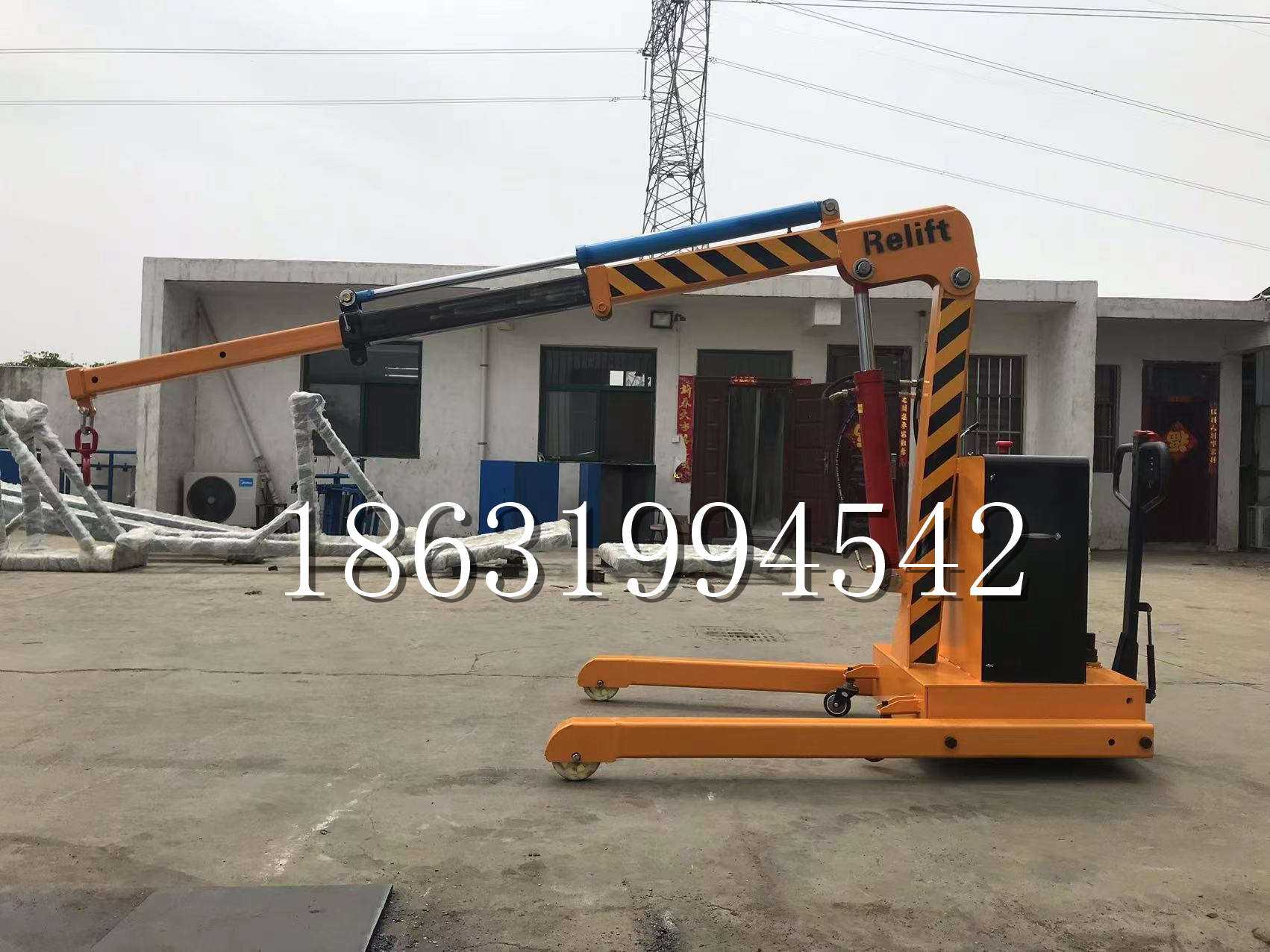 朝阳区久征定做3吨三轮随车吊 农用园林绿化移树吊 平板工程用小吊机