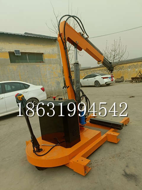 朝阳区自卸车厢随车吊 自制轮式四不像起重机 四驱平板吊 5吨 贵盛